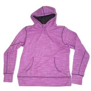 BCG Women's Tru Wick Pullover Hoodie Long Sleeve Drawstring Pink Sz Medium W001